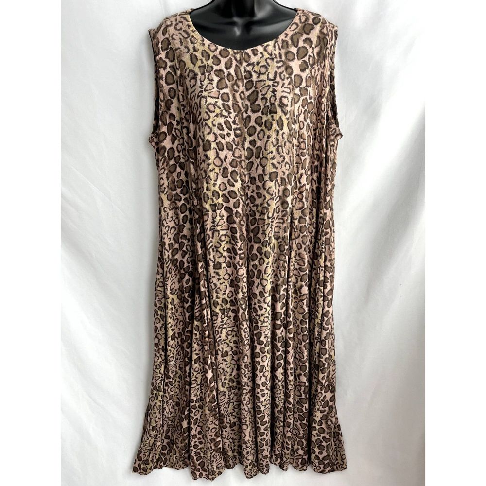 All that Jazz Leopard Print Midi Dress